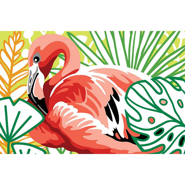 בד קנבס לרקמה עם ציור מודפס גודל 30X40 ס״מ 928.393