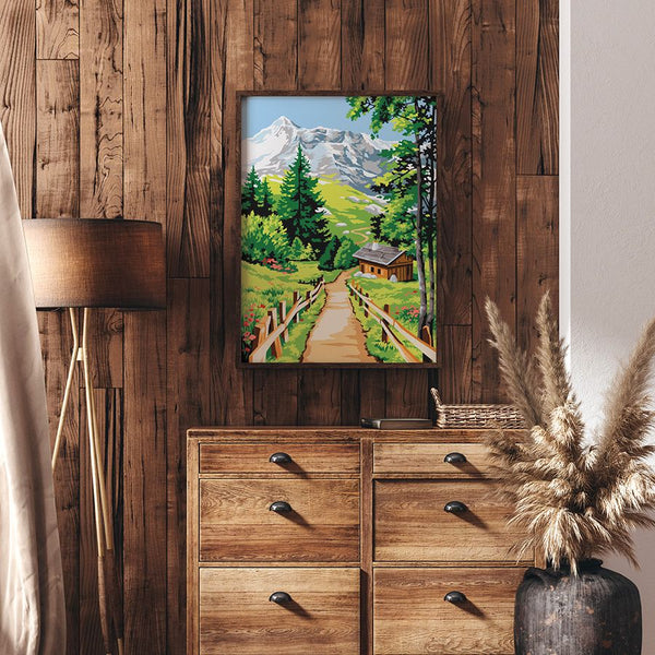 בד קנבס לרקמה עם ציור מודפס בגודל 45X60 ס״מ 929.707