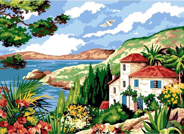 גובלן לרקמה עם ציור מודפס 929.521