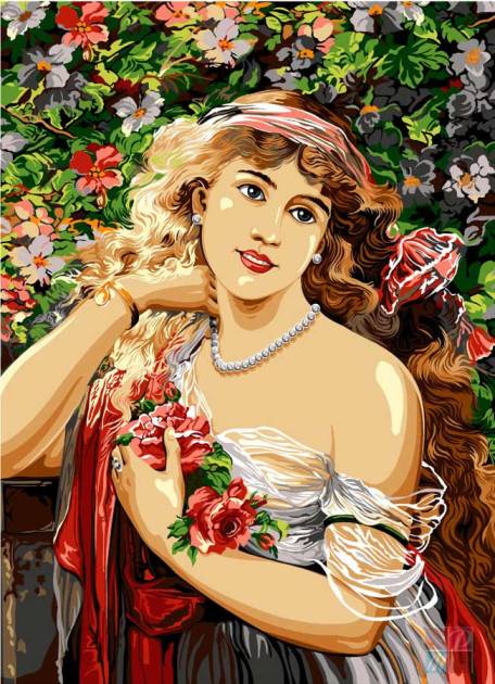 גובלן לרקמה עם ציור מודפס 929.556