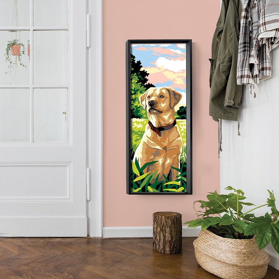 בד קנבס לרקמה מס׳ 950.202 עם ציור מודפס בגודל 25X60 ס״מ