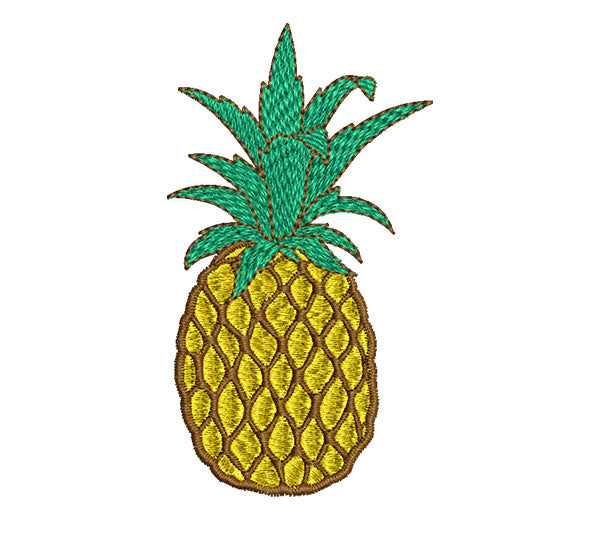 עיצובים למכונות רקמה פירות טרופיים  אננס קובץ רקמה