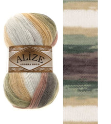 חוטי מוהר לסריגת יד ANGORA GOLD BATIK