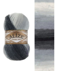חוטי מוהר לסריגת יד ANGORA GOLD BATIK