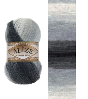 חוטי מוהר לסריגת יד ANGORA GOLD BATIK