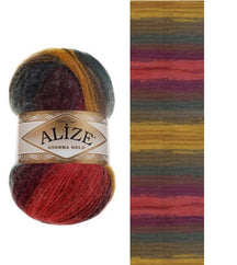 חוטי מוהר לסריגת יד ANGORA GOLD BATIK