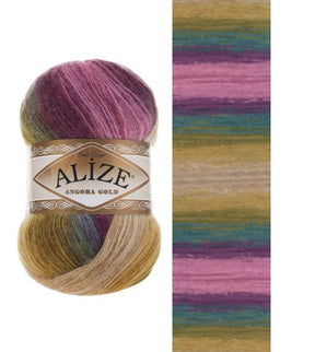 חוטי מוהר לסריגת יד ANGORA GOLD BATIK