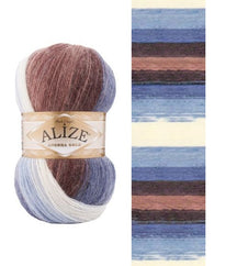 חוטי מוהר לסריגת יד ANGORA GOLD BATIK