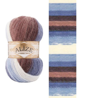 חוטי מוהר לסריגת יד ANGORA GOLD BATIK