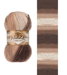 חוטי מוהר לסריגת יד ANGORA GOLD BATIK