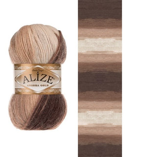 חוטי מוהר לסריגת יד ANGORA GOLD BATIK