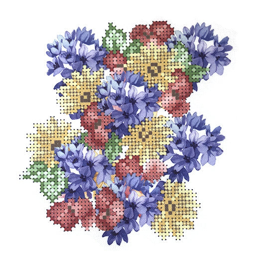 ערכת רקמה עם חרוזים ציור מודפס AS013