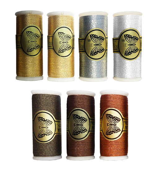 חוטי לורקס מטלי לרקמה תפירה ועבודות יד