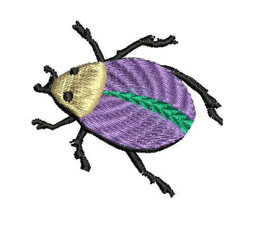 עיצובים למכונת רקמה חיפושית סגולה קובץ רקמה