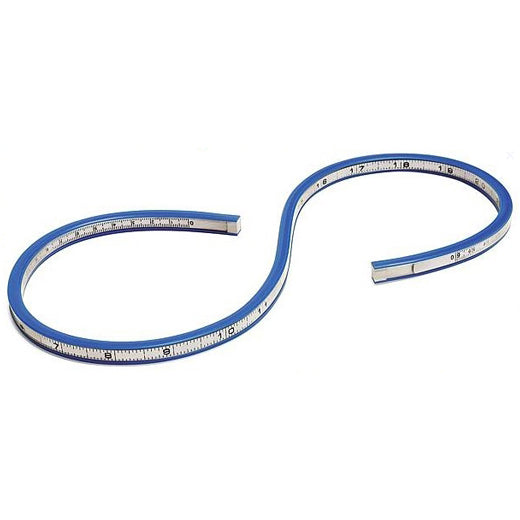 סרגל גמיש ליצירה ועבודות תפירה, ס״מ/אינץ