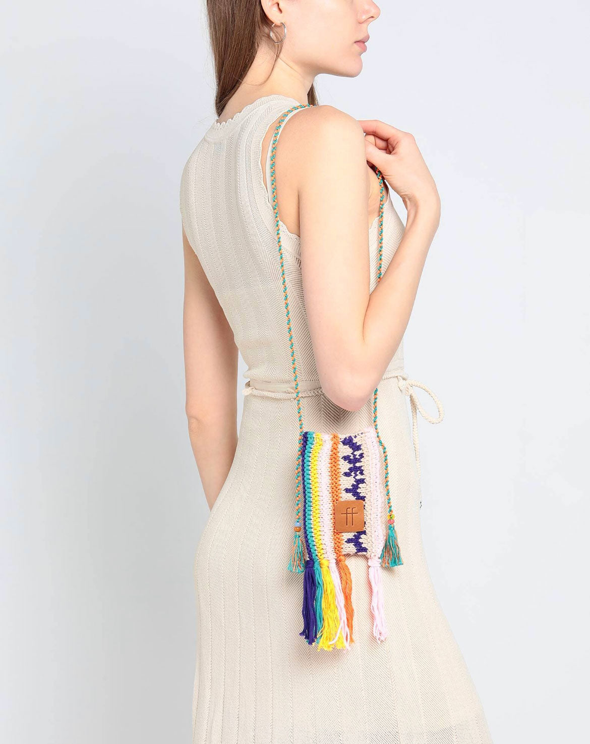 דוגמאות סריגת תיק במסרגה אחת