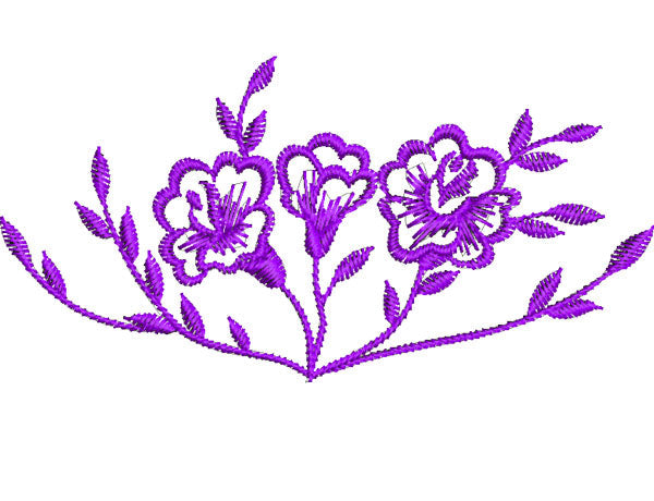 עיצוב תחרה למכונת רקמה קובץ רקמה