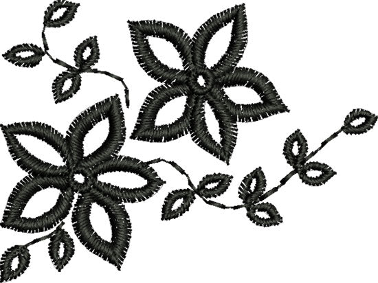 עיצוב תחרה למכונת רקמה קובץ רקמה