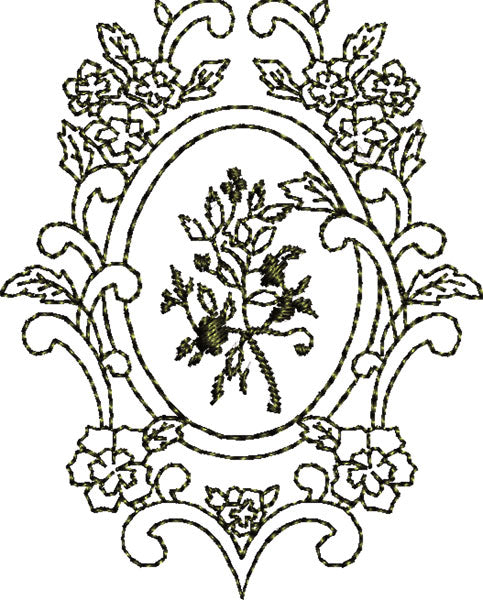 עיצוב תחרה למכונת רקמה קובץ רקמה