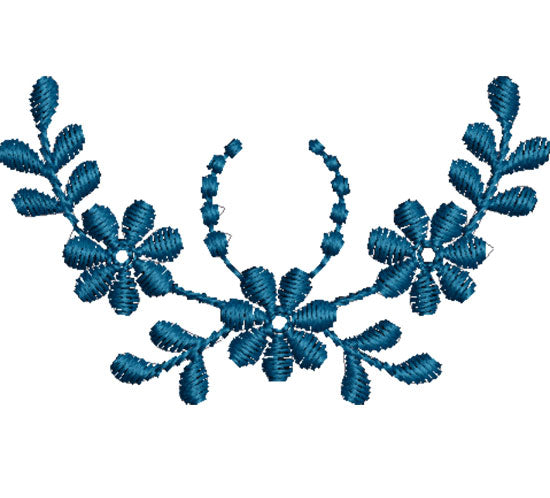 עיצוב תחרה למכונת רקמה קובץ רקמה