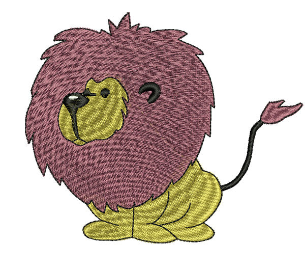 עיצובים למכונת רקמה חיות ספרי  אריה קובץ רקמה