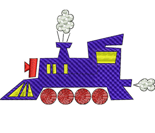 עיצובים לילדים קטר של רכבת קובץ למכונת רקמה