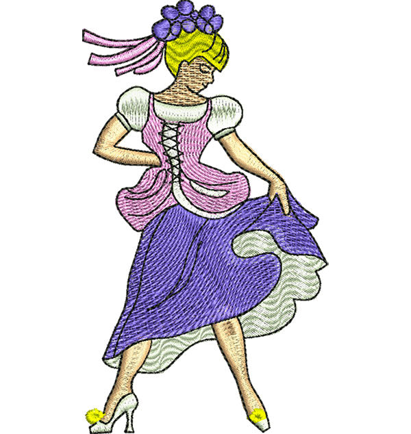 עיצובים למכונת רקמה סינדרלה קובץ רקמה