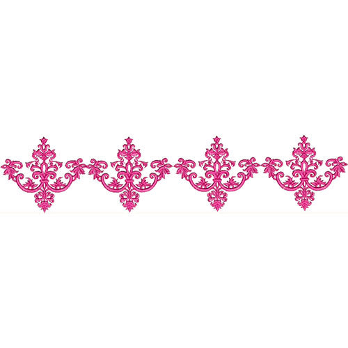 דוגמאות רקמה למכונת רקמה קובץ  שוליים