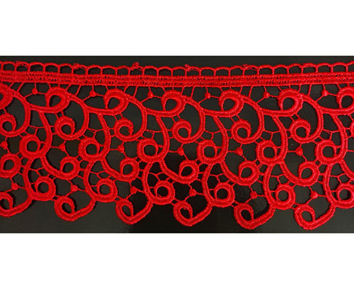 תחרת גיפור צבע אדום