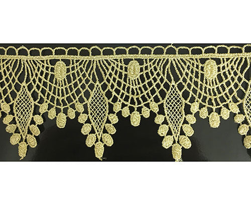 תחרת גיפור לורקס זהב