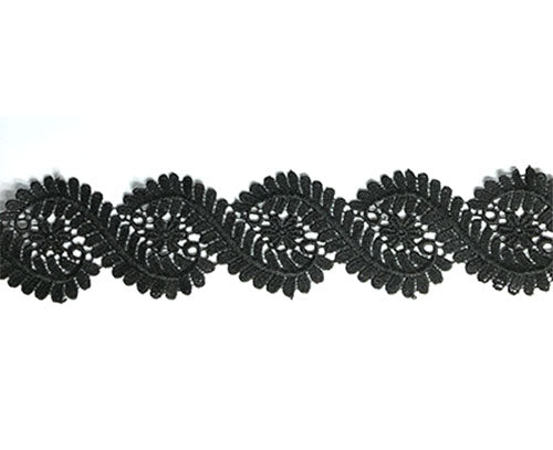 תחרת גיפור צבע שחור