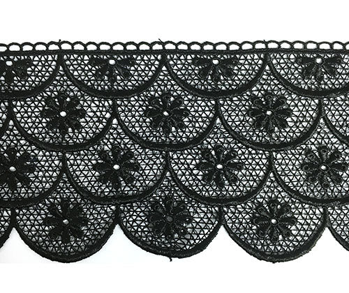 תחרת גיפור צבע שחור