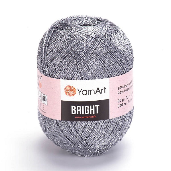 חוטי לורקס לסריגת קרושה BRIGHT 90g/340m