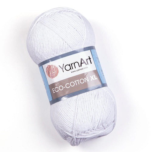 חוטי כותנה עבים לסריגת יד ECO COTTON 200g/220m