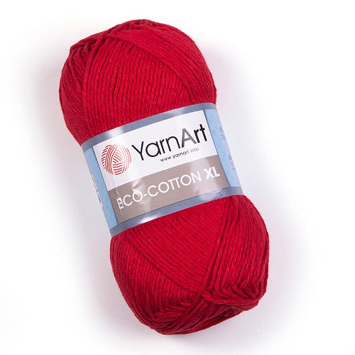 חוטי כותנה עבים לסריגת יד ECO COTTON 200g/220m