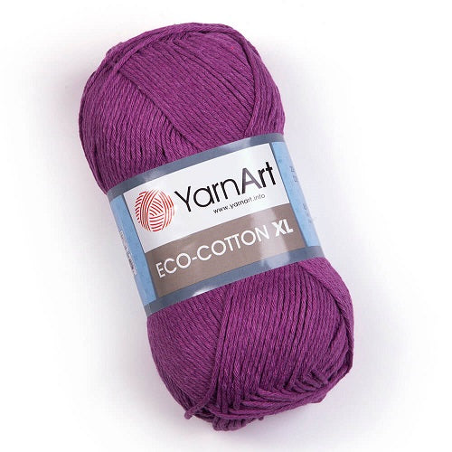 חוטי כותנה עבים לסריגת יד ECO COTTON 200g/220m