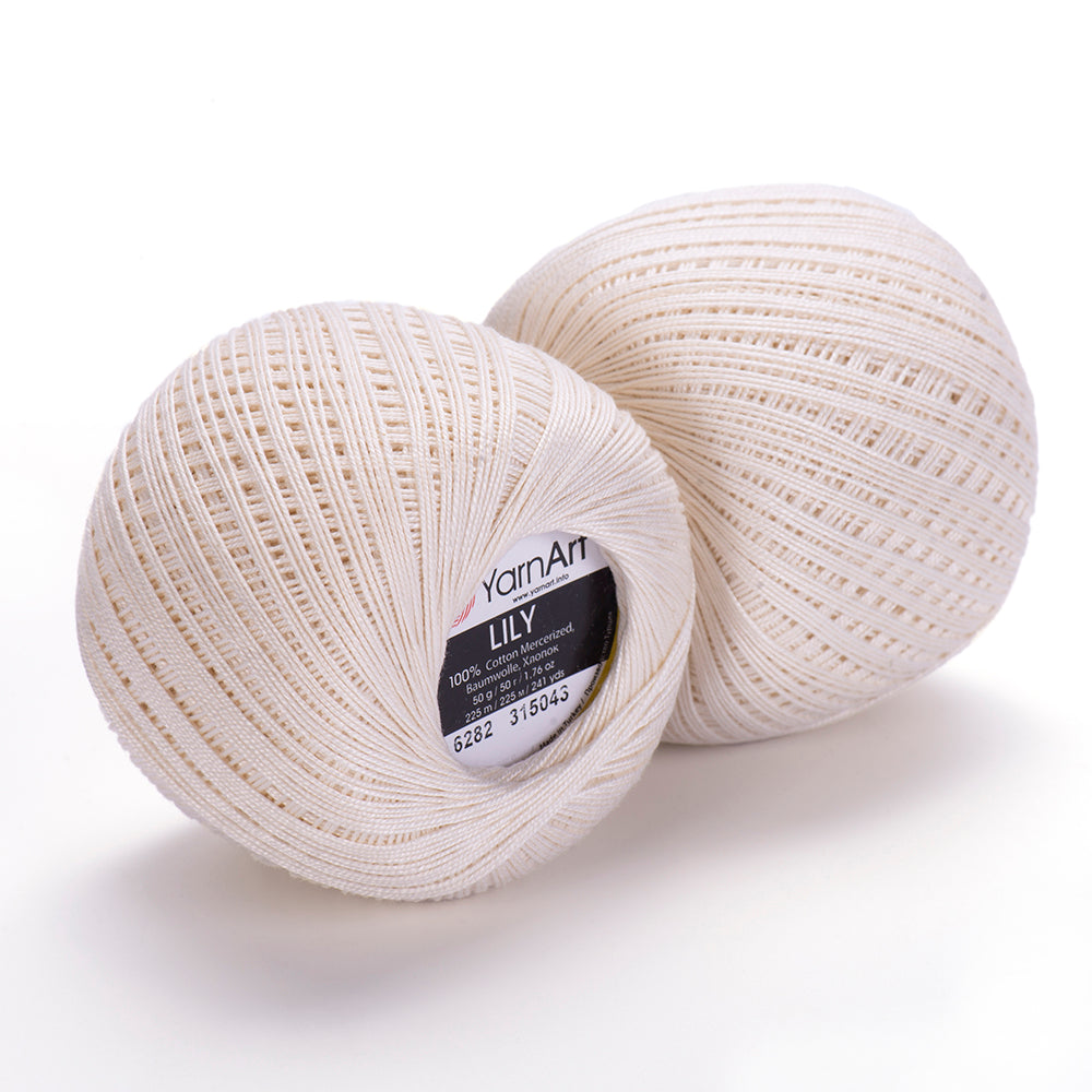 חוטי כותנה לסריגת יד LILY