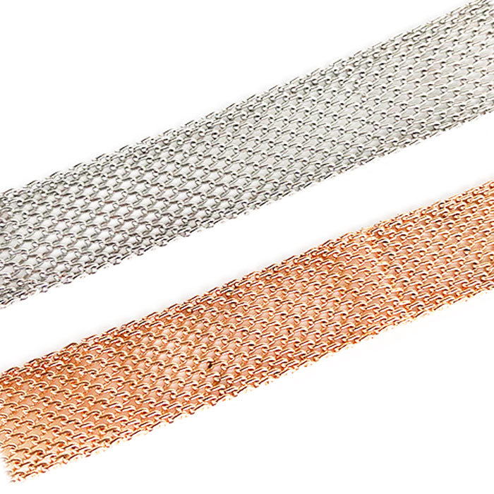 סרט שרשראות לקישוט זהב/כסף