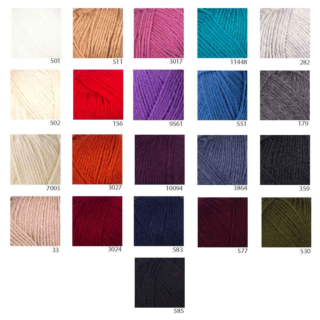 כריזמה חוטי צמר למסרגות 4-5 CHARISMA