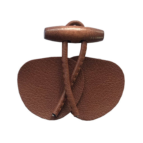 כפתור דקורטיבי מעץ לסריגים ולמעילים