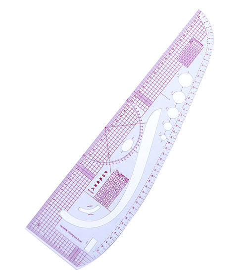 סרגל רבשימושי גמיש לגזירה ולבניית גזרות