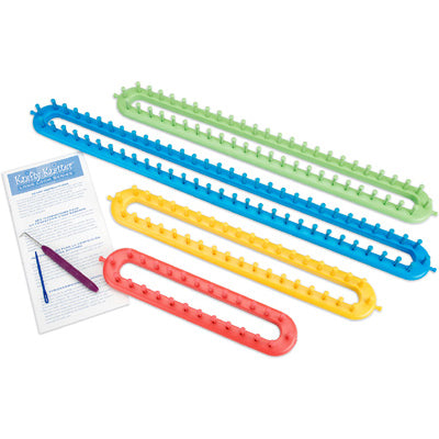 נול ארוך לסריגה בגדלים שונים סט