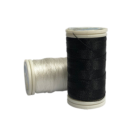 חוט ניילון לתפירה דק וחזק מאוד שחור/לבן