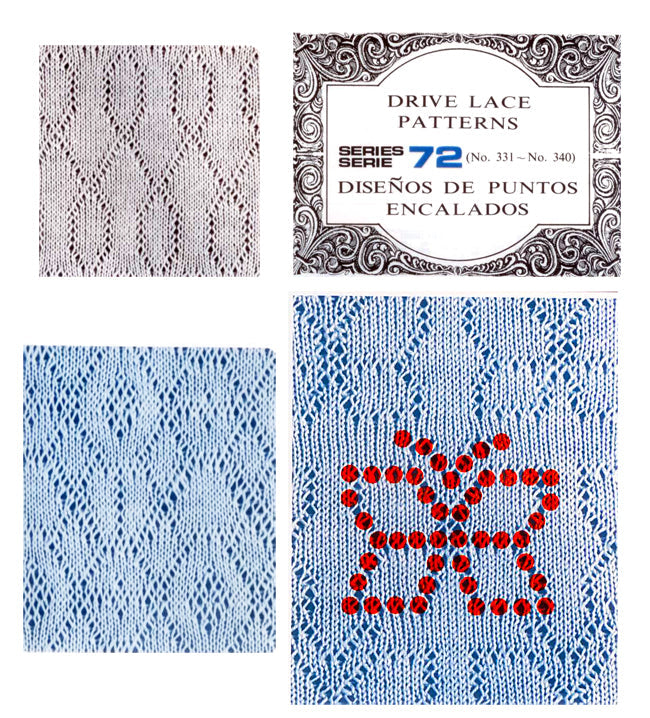 כרטיסי דוגמאות תחרה בפטנט מס למכונת סריגה חוט בינוני