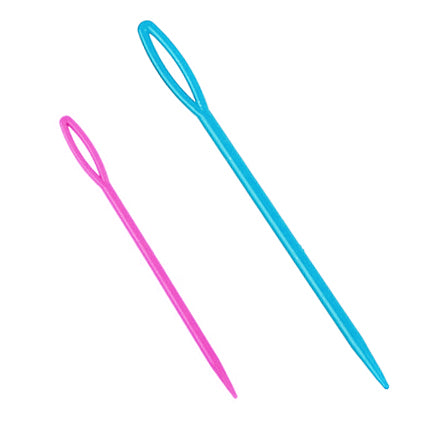 סט מחטים מפלסטיק לצמר 2 יחי